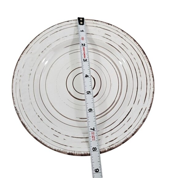 Pfaltzgraff Trellis White 8” Stoneware Salad Luncheon Plates – Set of 3 - Picture 10 of 10